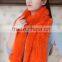 2015 Lovely Design Rex Rabbit Fur Pompoms Scarf Unique Style Short Hair Ladies Collar