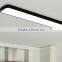 retangular white or black square ceiling panel light