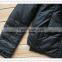 Women black short fashion motorcycle PU leather jacket with hoody