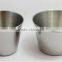 Savage 18/8 Stainless Steel Shot Glasses with Black Leather Case,1oz set of 4 pcs