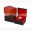 Custom Covered PU Leather Luxury Watch Case Box With Pillow
