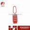 Wenzhou BAODI Safey Equipment Flexible Lockout Hasp BDS-K8642 Red colour