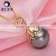 Wholesale Good Quality 14--15mm Tahitian Black Pearl Pendant