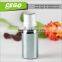 aluminium cosmetic round glass perfume dropper bottle
