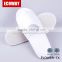 hot sale white non-woven fabric hotel slippers disposable travel slipper