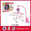 2015 new product baby Electric plastic music hanging bed bell toy