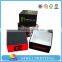 best-sell custom decorative recyclable black folding box with magnetic closure for watch, candle                        
                                                Quality Choice