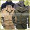 Men fashion designer shirts men 2016 dress shirt multi-pocket tooling