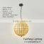 Pendant lighting at the meeting rooms