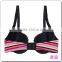 Hot Sale Women's Underwired Stripe Print Bra Colorful Stripes