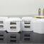 Aluminum 5V 2.1A Dual Ports USB AC Power Wall Charger with US Plug