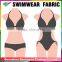 solid polyamide swimwear fabric,lycra bikini fabric