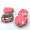 18*25mm navette marquise neon hot pink pastel candy acrylic rhinestone metal claw sewing on craft hobby bracelet DIY trim