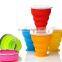 2016 Hot sell Silicone Folding Cup by FDA and LFGB Standed                        
                                                Quality Choice