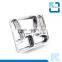 5 Butterfly-shaped Compartment of Stainless Steel Serving Fast Food Tray
