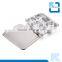 5 Grids Stainless Steel Snack Plate & Fast Food Tray