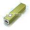 Factory Wholesale Aluminium alloy shell smart 2600mAh power bank on sell