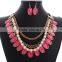 2016 Bohemian Style Triple Resin Teardrop Diamond Jewelry Sets