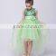 Hottest Sleeveless Satin Tulle Wedding Party Flower Girl Child Baby Dress Model