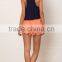 Hot selling tie wiast crochet shorts sexy nude women photos beach short