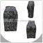 guangzhou factory shinning print woman pencil skirts