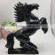 Obsidian horse sculpture animal carvings office ornaments