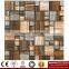 IMARK Red Color Crystal Glass Mosaic Tiles with Ice Crackle Mosaic Tiles for Wall Backsplash Code IVG8-060