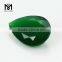 Loose Pear Machine Cut Natural Deep Green Agate Gemstone Price