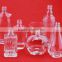 Hot sale! be popularity custom fancy glass bottle Deadwood shape bottles glass barrel shaped bottles