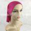 New Style Elastic Muslim Solid color Head Scarf Plain Hijab Inner Neck Tube Cap Bonnet Islamic Malaysia Hat Wraps