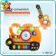 Top selling product toy guitar yellow toys plastic musical instruments electronic organ