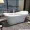 Customize solid surface Bathtub,White artificial stone bathtubs , engineering Stone Bath Tub