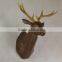 modern animal artistic bronze deer wall decor with high quality