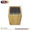 7 pcs knife sets with block for kitchen