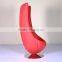 fashion leather chair high back hotel lounge chair