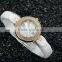 Luxury beautiful fancy white ceramic band ladies watches