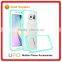 [UPO] For Samsung Galaxy s7 edge Hard Phone Case,Harden Hard back Plastic PC with Candy color Tpu bumper Crystal Clear