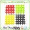 Non-Slip Durable Heat Resistant Hallow square shaped SiliconeTable Pads Pot Holder/Trivet Mat