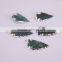 Silver Plated Edged Jasper Gem Stone Druzy Pendant, Green Arrow Pendant, For Jewelry Making
