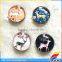 Customized souvenir gifts glass fridge magnet sticker wholesale
