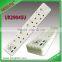 2*USB SOCKET & 4WAY UK SOCKET WITH INDIVIDUAL SWITCH AND NEON