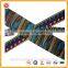 2016 popular custom flat woven ribbon jacquard embroidered webbings for garment accessories