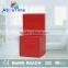 2016 new red design usb square led wooden clock