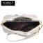 cowhide genuine leather ladies clutch bag evening party hand bag wallet with strap