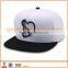 Cool Designer 3D Embroidery Snap Acrylic Flat Brim Cap Hat