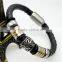 Cool Mens Jewelry Vinatge Charm Bangle Magnetic Clasp Stainless Steel Wrap Leather Cuff Bracelet