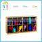 High quality plywood export USA Europe Children furnitures in preschool all kind of storage locker cabinet