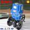 flange connection explosion proof WCB electric ball valve with handle wheel