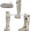 2017 spring summer fashion waterproof rubber rain boots cheap rain shoes for women
