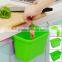 Kitchen cabinet doors hanging plastic trash Creative Desktop multi function storage box -Green